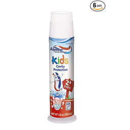新低！Aquafresh 家护 Kids Toothpaste 儿童立式含氟牙膏6支装海淘指南